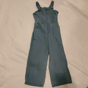 Kids denim jump suit